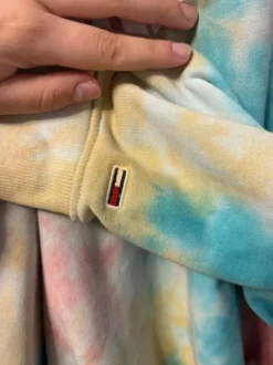 🌈 Tommy Jeans bluza tie dye oversize – rozmiar L