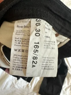 Acne Studios - River Stay Black Jeans