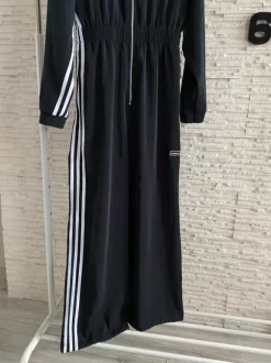 Adidas kombinezon szerokie nogawki 3 stripes paski lampas
