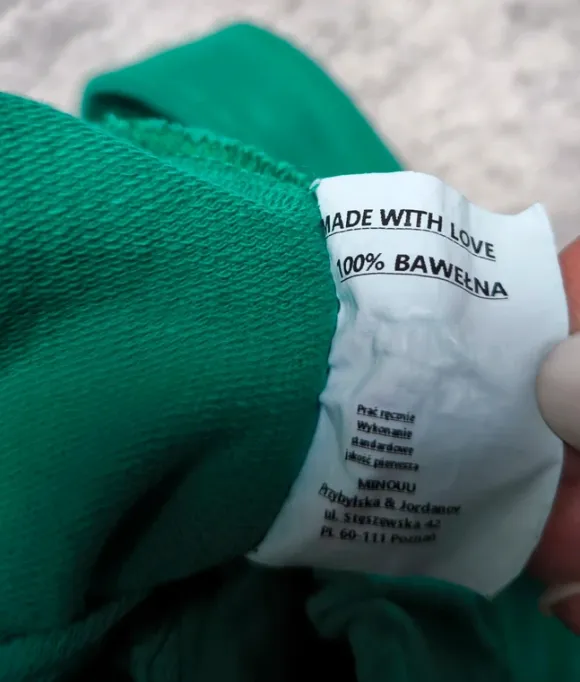 Alladynki spodnie dresowe Minouu s/m stan idealny piękna zieleń