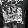 Alternative disturbia long sleeve black shirt