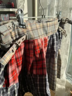 Alternative tartan skirt