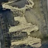 archive 90s Y2K distressed bootcut straight legged denim jeans