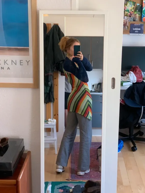 Asymmetrisk kjole