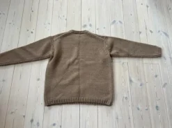 Auralee wool felt yarn knit po sweater