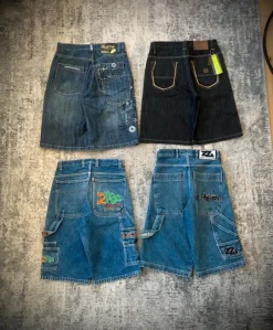 Baggy jortsy vintage shorty denim southpole jnco style 00s y2k swag skate rere masss dc