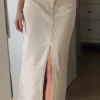 Beige kjol