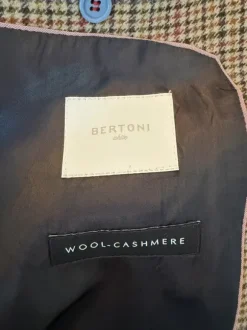 Bertoni blazer twill style - cashmere wool
