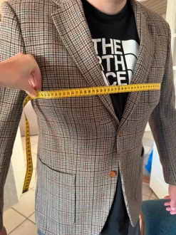 Bertoni blazer twill style - cashmere wool
