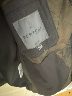 Bertoni læderjakke, lammeskind