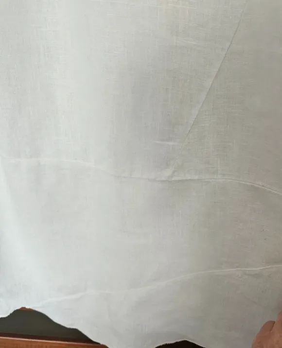 Biała, artystyczna , lniana spódnica maxi. Skirt linen. Maxi. Long.