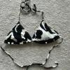 Bikini top med ko print