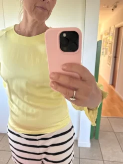Birgitte Herskind, skjortebluse lysegul str m