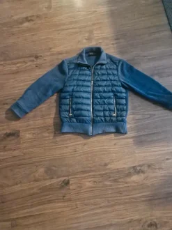 Blå cardigan jacka