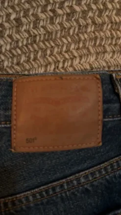 Blå Levis shorts w23