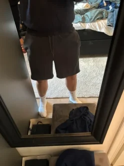 Blå shorts