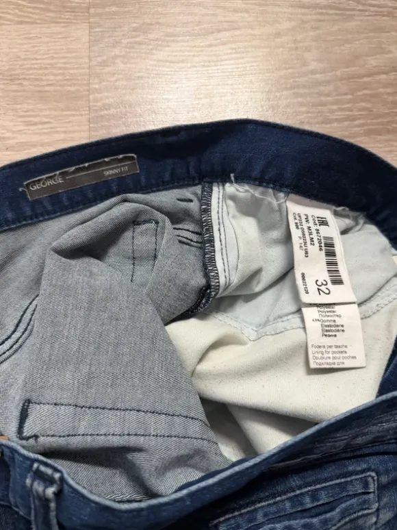 Blåa dondup jeans