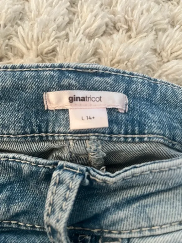 Blåa jeans