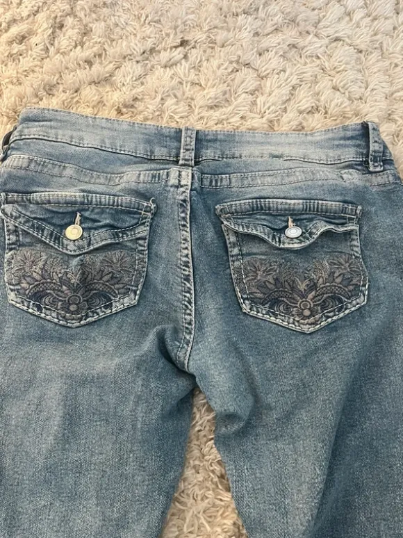 Blåa jeans