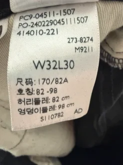 Black Levi's 511 Size 32/30