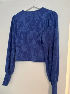 Blå/lilla bluse