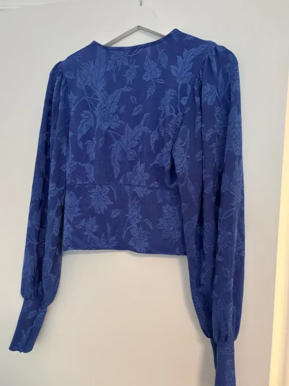 Blå/lilla bluse