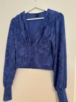Blå/lilla bluse