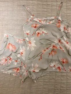 Blommigt mjukis-set
