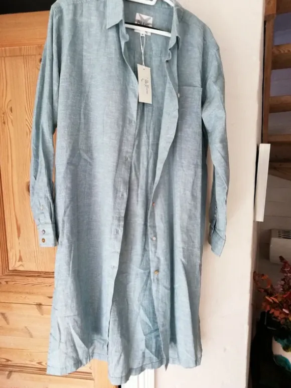 Blue Sportswear oversize tunika str. S - Lyseblå - brystmål 110 cm - ny