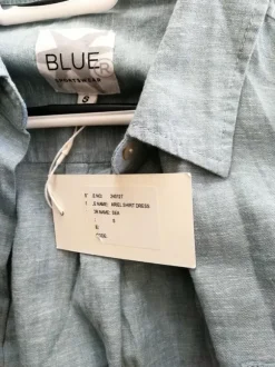 Blue Sportswear oversize tunika str. S - Lyseblå - brystmål 110 cm - ny