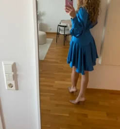 Blue Wrap Mini Dress – Revolve – Size M