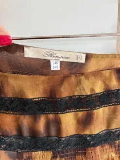 Blumarine premium brand skirt 100% silk jedwabna spódnica