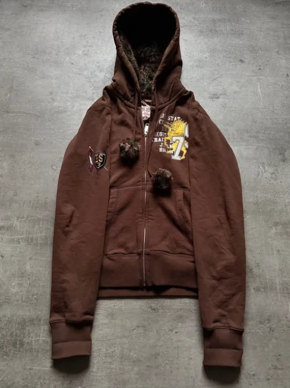 bluza avant garde futerko swag archive emo fashion y2k streetwear retro zip usa japan affliction