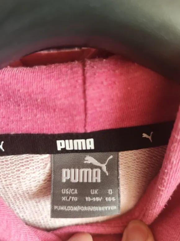 Bluza z kapturem Puma różowa 🔥 rozmiar XL stan