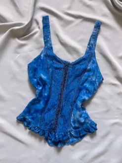 Bluzka true vintage coquette top 40 L fairy gorsetowy