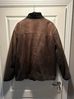 Brown vintage leather jacket - size 58