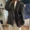Brun/grå blazer