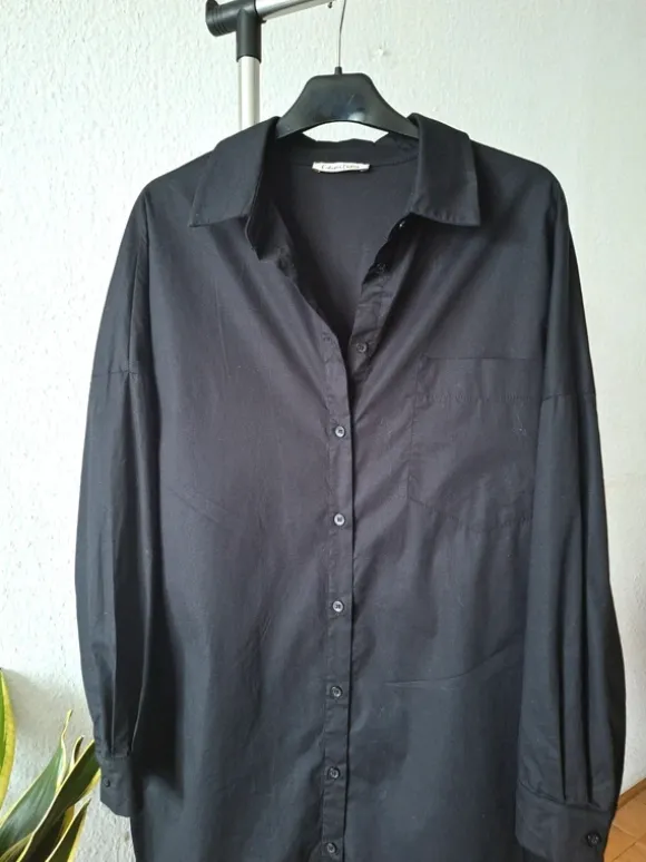 Cabana Living czarna Koszula Oversize, Tunika M/L/XL