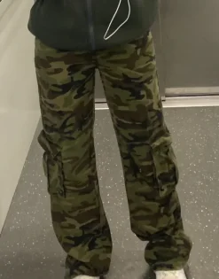 Camo cargo pants
