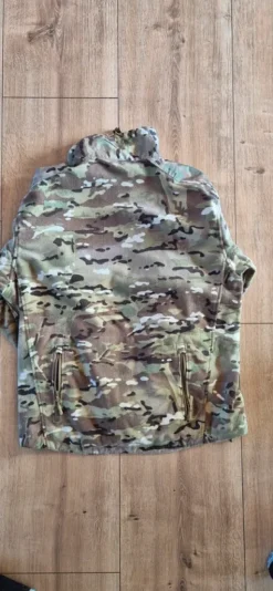 Camouflage fleece jakke