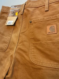 Carhartt B136 Double Front Pants Workwear Brown 32x32