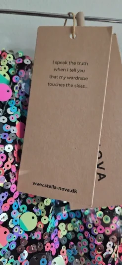 Cekinowa, kolorowa spódniczka Stella Nova, rozm.M.