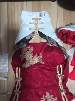 Cheshire New Year Azur Lane Cheongsam Cosplay Strój