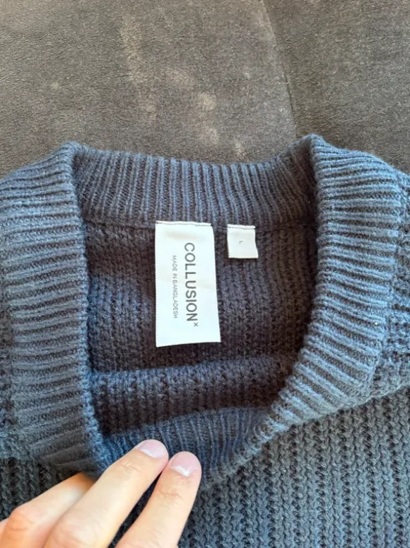 Collusion knit