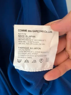 Comme des Garçons PLAY blå huvtröja, storlek M