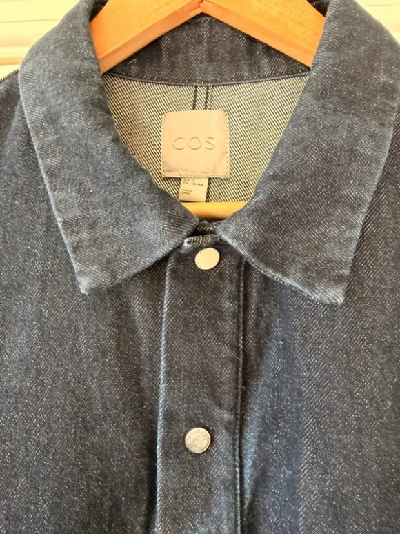 COS Denim Anorak Skjorte – Indigo – str. M