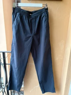 COS Navy Cotton Trousers – Size S