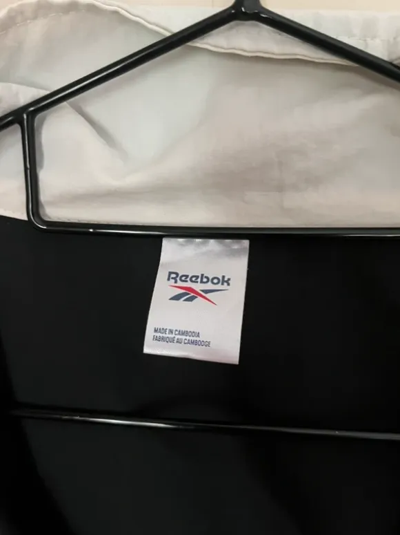 Croppad reebokjacka träningsjacka