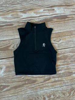 Cropped workout top