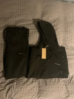 Crosshatch hoodie set